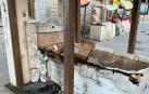 Destrozan y queman parte del Belén a tamaño real expuesto en Los Molinos