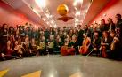 La plantilla de la Joven Orquesta de Pamplona la forman 62 personas, la mayoría entre los 18 y los 25 años
