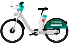 Ilustración de una bicicleta eléctrica en Pamplona
