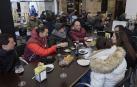 Las comidas en grupo han llenado los restaurantes el último mes y medio