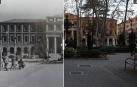 Comparativa de la plaza de la Cruz entre 1943 y 2023