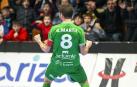 A: Antonio Olza
F: 13.01.2023
P: 
L: Pamplona
T: Futbol sala. Xota Magna Osasuna-Antequera


El capitán Roberto Martil celebra con rabia el gol que marcó al Antequera, el primero de su equipo en una victoria importante.