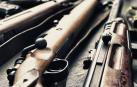 Imagen de archivo de varias armas antiguas