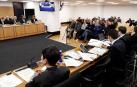 Sesión inicial del juicio del ‘caso Osasuna’ en la Audiencia, en enero de 2020
