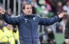Jagoba Arrasate, entrenador de Osasuna, en el estadio Martínez Valero de Elche