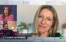 Anne Igaritiburu en un momento de su intervención en el programa 'La Roca' ofendida por las palabras de Juan del Val sobre los 'coaches'