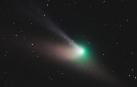 Foto de 20 minutos de exposición del cometa ZTF tomada el 21 de enero desde el Parc Astronòmic Muntanyes de Prades (Tarragona)