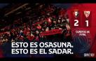 Osasuna 2-1 Sevilla de cuartos de final de la Copa del Rey
