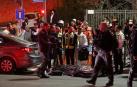 Efectivos de emergencias, en el lugar del ataque