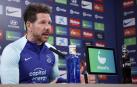 Simeone, este sábado en rueda de prensa previa al partido ante Osasuna