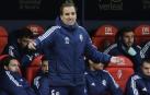 Jagoba Arrasate, en el partido Osasuna-Atlético de Madrid