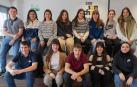 Los alumnos que han participado en esta primera promoción del IES Sancho III de Tafalla