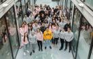 Parte de los estudiantes internacionales que se han incorporado este segundo semestre, en la UPNA