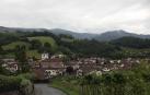 Panorámica del centro urbano de Santesteban