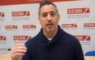 El secretario de Políticas Sociales y Públicas de CC OO de Navarra, Joseba Eceolaza