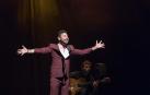 Miguel Poveda, en una actuación en el Teatro Gaztambide de Tudela en el Flamenco On Fire 2020