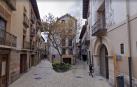A la izquierda, la calle Leache de Tudela.
