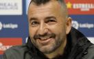 Diego Martínez, este viernes en la rueda de prensa previa al partido con Osasuna
