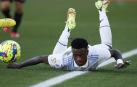 Vinicius durante el duelo contra el Real Mallorca