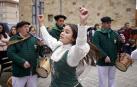 Fotos de los quintos en el día de Santa Águeda de Alsasua.