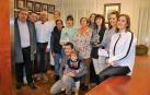 Premiados y autoridades posaron juntos.