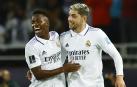 Vinicius y Valverde, jugadores del Real Madrid, en la final del Mundial de Clubes