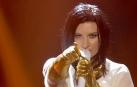 Laura Pausini, durante una actuación en 'La Voz', de Antena 3
