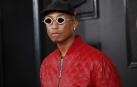 Pharrell Williams, a su llegada a los 65º Premios Grammy
