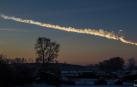 Estela del asteroide que impactó en Cheliábinsk (Rusia).