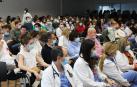 Inicio de la asamblea de médicos para decidir sobre si se respalda el acuerdo alcanzado con el Ejecutivo foral.
