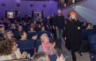 La actriz Emma Suárez llega al Cine Moncayo de Tudela junto al director de ‘La consagración de la primavera’ Fernando Franco