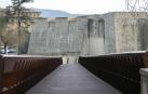 La pasarela, recién inaugurada