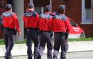 Agentes de Policía Foral, en una imagen de archivo