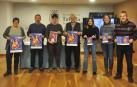Representantes de diferentes grupos municipales en el acto de presentación este jueves de la programación del 8 de marzo