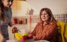 Maribel Salas en el rodaje del corto (R)ojo por (r)ojo, dirigido por Lucía Aparici
