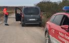 Control de la Policía Foral en Corella
