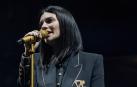 Laura Pausini durante su actuación en el Teatro Apollo de Nueva York