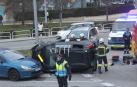 Un accidente registrado entre dos vehículos en la avenida de Navarra este mismo mes de enero