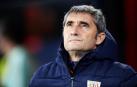 Ernesto Valverde, entrenador del Athletic, en El Sadar
