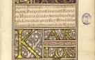 Primera página de la copia de 1588 del Privilegio de la Unión, en la Biblioteca Nacional