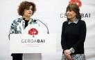 Blanca Regúlez Álvarez y Uxue Barkos, de Geroa Bai