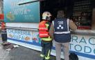 Imagen del quiosco de churro incendiado en el distrito de Aravaca, Madrid