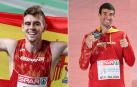 Los atletas españoles Adrián Ben y Adel Mechaal, oro y plata en el Campeonato Europeo de pista cubierta