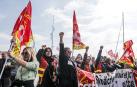 Manifestación contra la reforma de las pensiones este martes en la ciudad francesa de Marsella