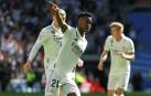 Vinicius celebra su gol ante el Espanyol