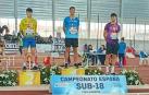Aritz Goñi, a la izda., con la medalla de plata en Salamanca.	club gana