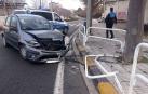 Accidente de tráfico en la avenida de Aróstegui