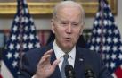 El presidente de EE UU, Joe Biden, en su comparecencia de este lunes