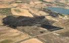 Vista de la superficie quemada en el incendio de la Balsa de Pulguer