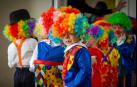 Sesión de circo en el colegio Sagrado Corazón